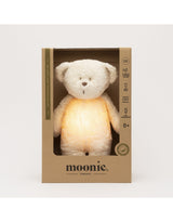Moonie MPO2 Peluche Sonore en Coton Biologique avec Veilleuse 2.0 - Ourson Polaire - Moonie vendu par Veille sur toi
