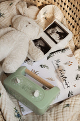 Moonie MPO2 Peluche Sonore en Coton Biologique avec Veilleuse 2.0 - Ourson Polaire - Moonie vendu par Veille sur toi