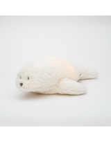 Moonie S-PO Peluche Sonore en Coton Biologique avec Veilleuse 2.0 - Phoque polaire - Moonie vendu par Veille sur toi