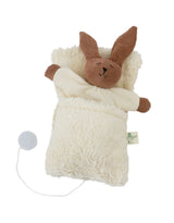 Nanchen Natur 536413 Peluche musicale dans un sac de couchage - lapin - Nanchen Natur vendu par Veille sur toi