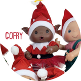 Nines d'Onil NINES-0301-05 Poupée lutin de Noël Duendys 24 cm - Nines d'Onil Fille - Gofry avec robe tutu vendu par Veille sur toi