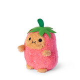 Noodoll T02803 Mini peluche assise - Ricespud costumé en fraise - Noodoll vendu par Veille sur toi
