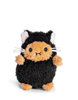 Noodoll T02805 Mini peluche assise - Ricespud costumé en chat noir - Noodoll vendu par Veille sur toi