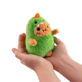 Noodoll T02810 Mini peluche assise - Ricespud costumé en dinosaure - Noodoll vendu par Veille sur toi