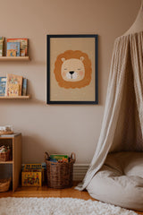 Oleka Canvas Lion de Rêve, Toile rigide encadrée vendu par Veille sur toi