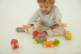 Oli & Carol L-CARROT-CAR Voiture jouet en caoutchou pour bébé - Cathy la carotte - Oli & Carol vendu par Veille sur toi