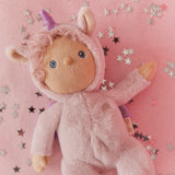 Olli Ella OETDDA-DIN-UN-O Poupée - Dinky Dinkums - Una la licorne - Rose - Unicorn - Olli Ella vendu par Veille sur toi