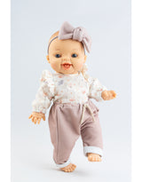 Paola Reina PR-4117 Bébé Gordis - Rachel avec blouse fleurie, pantalon et boucle - Paola Reina vendu par Veille sur toi