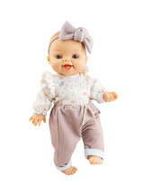 Paola Reina PR-4117 Bébé Gordis - Rachel avec blouse fleurie, pantalon et boucle - Paola Reina vendu par Veille sur toi