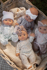 Paola Reina PR-4133 Bébé Gordis - Pyjama oiseaux et chapeau blanc - Paola Reina vendu par Veille sur toi