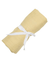 Perlimpinpin â MS35-CI Couverture mousseline de coton - Jaune citron - Perlimpinpin vendu par Veille sur toi