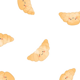 Perlimpinpin ⚜ MS35BB-CR Couverture mousseline de coton - Croissants - Perlimpinpin vendu par Veille sur toi