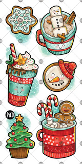 Pico â PiCO-415 Tatouages Temporaires - Les chocolats chauds - Pico vendu par Veille sur toi