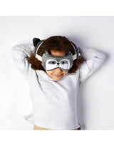 Relaxeazzz CUSH228 Oreiller et Masque de Voyage 2-en-1 - Raton Laveur - Relaxeazzz vendu par Veille sur toi