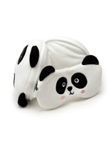 Relaxeazzz CUSH250 Oreiller et Masque de Voyage 2-en-1 - Panda - Relaxeazzz vendu par Veille sur toi