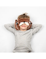 Relaxeazzz CUSH347 Oreiller et Masque de Voyage 2-en-1 - Loutre - Relaxeazzz vendu par Veille sur toi