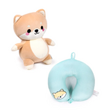 Relaxeazzz PUCUSH421 Coussin de Voyage 2-en-1 - Shiba Inu - Relaxeazzz vendu par Veille sur toi