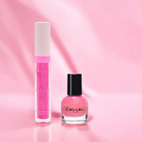 Rosajou RDUO04 Coffret duo rubis - Vernis et brillant à lèvres végétaliens - Rosajou vendu par Veille sur toi