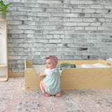 Sapiens Child APPLE TWIN - Montessori Floor Bed with Rails vendu par Veille sur toi