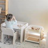 Sapiens Child PAPAYA SET - Weaning Montessori Table and Chair Adjustable Height vendu par Veille sur toi