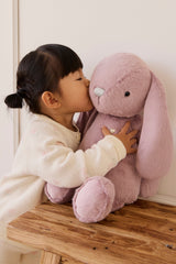 Snuggle Bunnies S10381131245 Peluche grande Pénélope le lapin - Periwinkle - Snuggle Bunnies vendu par Veille sur toi
