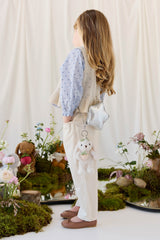 Snuggle Bunnies SB-174361 Breloque pour sac - Pénélope le lapin avec pêche - Snuggle Bunnies vendu par Veille sur toi
