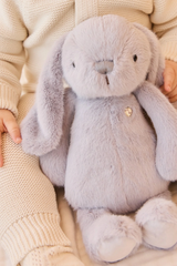 Snuggle Bunnies SB-Pen-Sil Peluche Pénélope le lapin - Silver - Snuggle Bunnies vendu par Veille sur toi