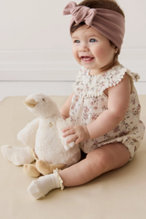 Snuggle Bunnies SB-Rose Peluche Rose le canard - Snuggle Bunnies vendu par Veille sur toi