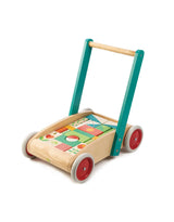 Tender Leaf Toys TL8464 Trotteur à blocs colorés pour bébé - Baby Block Walker - Tender Leaf Toys vendu par Veille sur toi