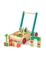 Tender Leaf Toys TL8464 Trotteur à blocs colorés pour bébé - Baby Block Walker - Tender Leaf Toys vendu par Veille sur toi