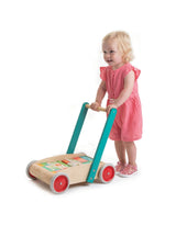 Tender Leaf Toys TL8464 Trotteur à blocs colorés pour bébé - Baby Block Walker - Tender Leaf Toys vendu par Veille sur toi