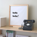 The Type Set Co. Tableau magnétique - Blanc - The Type Set Co. vendu par Veille sur toi