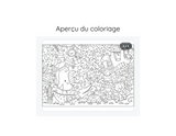 Veille sur toi ⚜ Coloriage de Noël "Safari" GRATUIT à télécharger! vendu par Veille sur toi