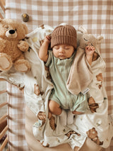Veille sur toi ⚜ DD-016-00 Doudou - Bébé Lapin avoine - Veille sur toi vendu par Veille sur toi