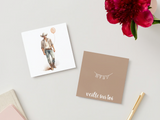 Veille sur toi ⚜ VST-CARTE-005 Carte de souhaits - Cowboy - Veille sur toi vendu par Veille sur toi
