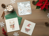Veille sur toi ⚜ VST-CARTE-046 Carte de souhaits de Noël - Père Noël décontracté - Veille sur toi vendu par Veille sur toi