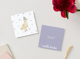 Veille sur toi ⚜ VST-CARTE-CANARD Carte de souhaits - Canard - Veille sur toi vendu par Veille sur toi