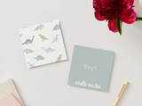 Veille sur toi ⚜ VST-CARTE-DINOSAURE Carte de souhaits - Dinosaures - Veille sur toi vendu par Veille sur toi