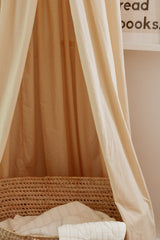 Veille sur toi ⚜ VST-CIEL-TOILE-BEIGE Ciel de lit en coton - Beige - Veille sur toi vendu par Veille sur toi