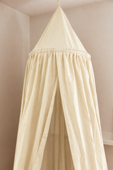 Veille sur toi ⚜ VST-CIEL-TOILE-IVOIRE Ciel de lit en coton - Ivoire - Veille sur toi vendu par Veille sur toi