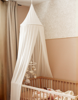 Veille sur toi ⚜ VST-CIEL-VOILE-SABLE Ciel de lit en voile - Sable doux - Veille sur toi vendu par Veille sur toi