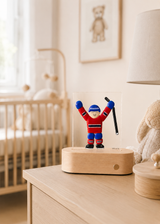 Veille sur toi ⚜ VST-LTC-015 Lampe de table complète - Joueur de hockey - Veille sur toi vendu par Veille sur toi