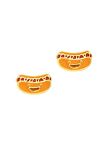 Boucles d'oreilles en émail - Hot dog - Girl Nation Default marque Girl Nation vendu par Veille sur toi