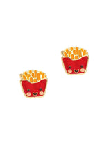 Boucles d'oreilles en émail - Patate frite Default marque Girl Nation vendu par Veille sur toi