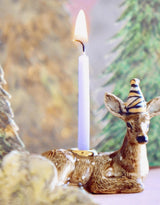Camp Hollow caketopper-biche Porte-bougie en porcelaine - Cake Topper - Biche - Camp Hollow vendu par Veille sur toi