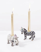 Camp Hollow caketopper-zebre Porte-bougie en porcelaine - Cake Topper - Zèbre - Camp Hollow vendu par Veille sur toi