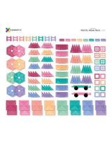 Connetix CT-P-00202-ME-712038855957 Ensemble Pastel Mega Pack 202 pièces - Pastel - Connetix vendu par Veille sur toi