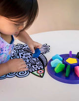 Djeco 12 crayons fleurs pour les petits - Djeco vendu par Veille sur toi