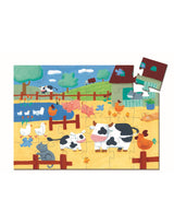 Djeco DJ07205 Casse-tête silhouette - Vache - Djeco vendu par Veille sur toi