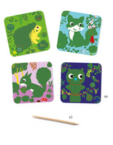 Djeco DJ09093 Cartes à gratter - Petites Bêtes - Djeco vendu par Veille sur toi